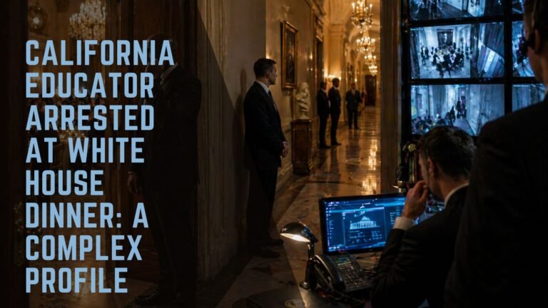 California educator White House arrest