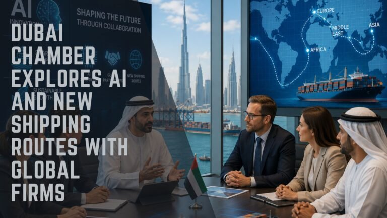Dubai Chamber Explores AI and New Shipping Routes With Global Firms