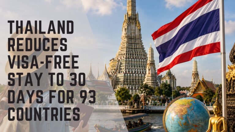 Thailand visa-free stay 30 days update