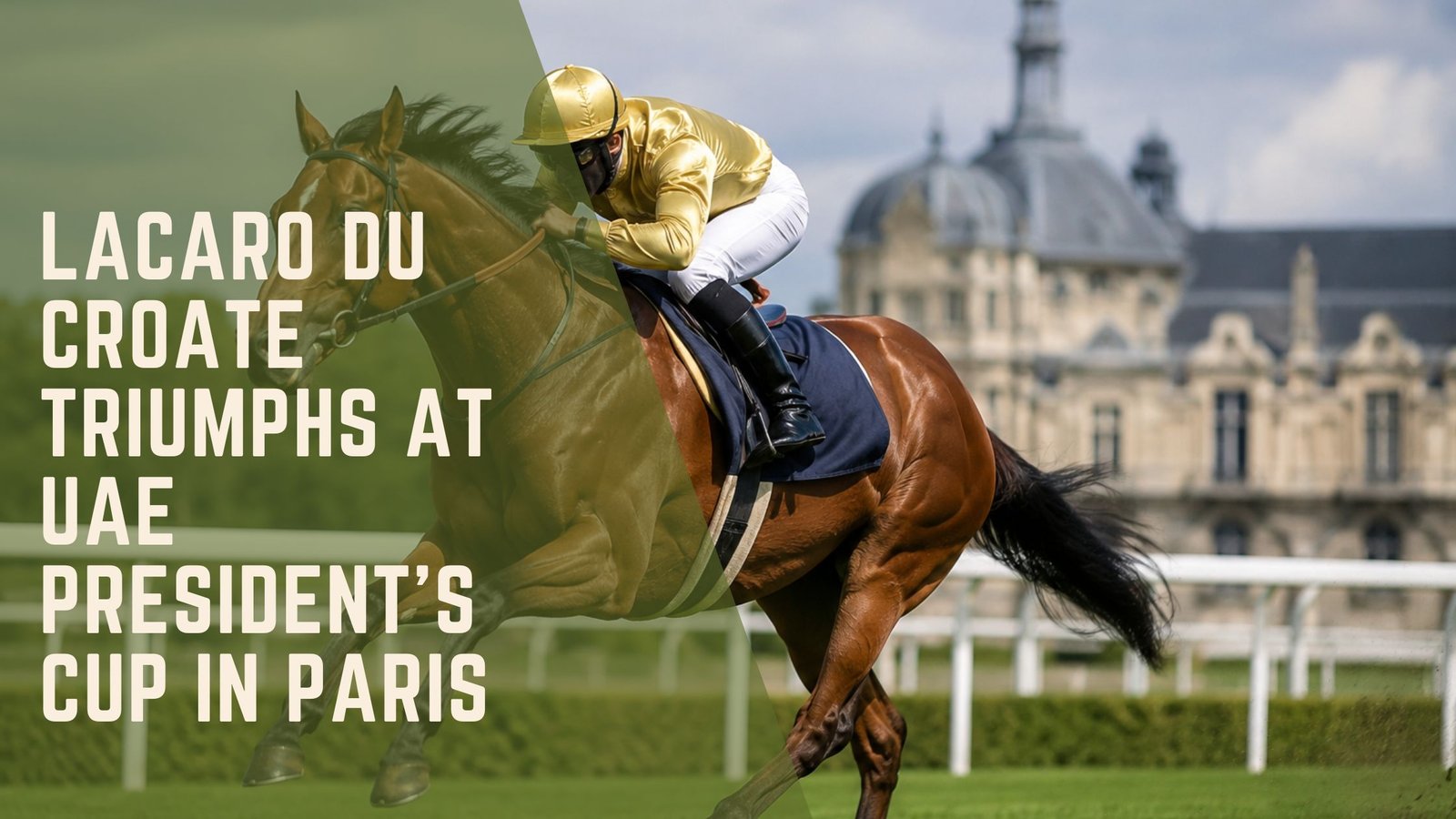 Lacaro du Croate UAE President's Cup Paris