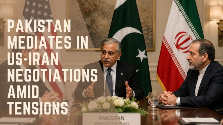 Pakistan mediates US-Iran negotiations