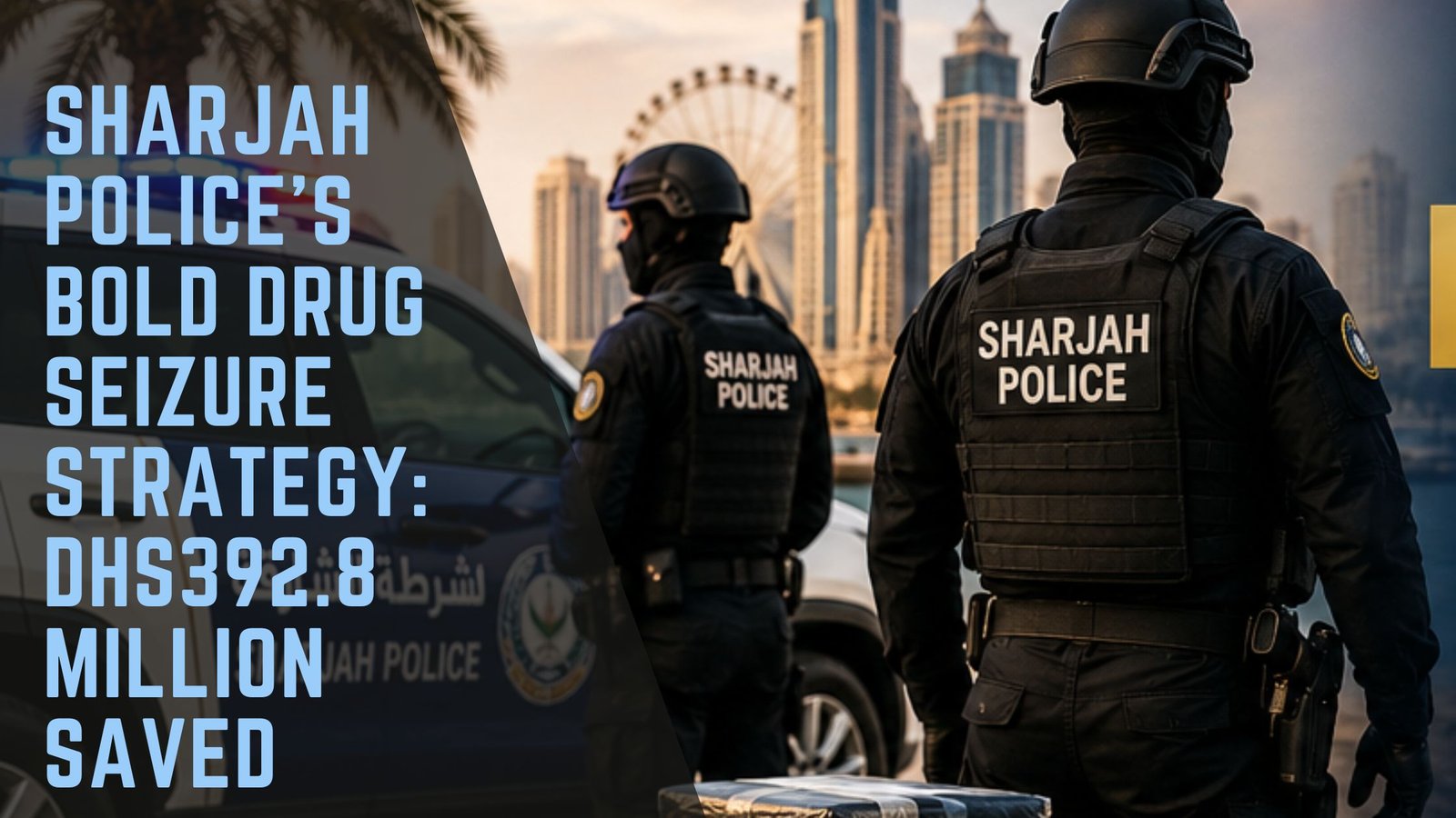 Sharjah Police drug seizure