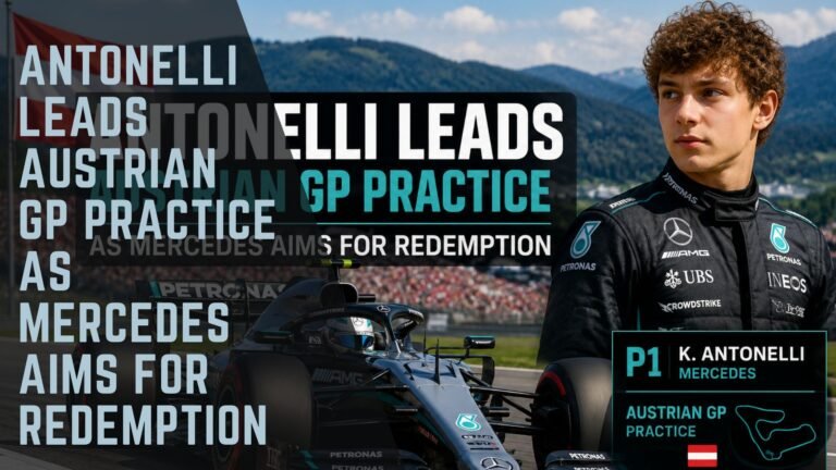 Antonelli Austrian GP Practice Mercedes