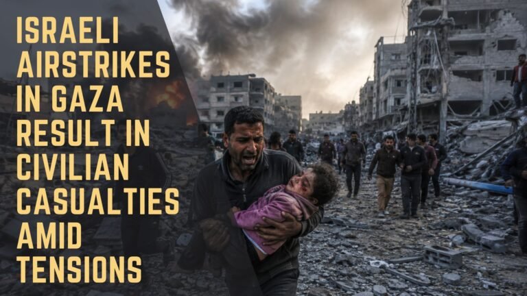 Israeli Airstrikes in Gaza Civilian Casualties