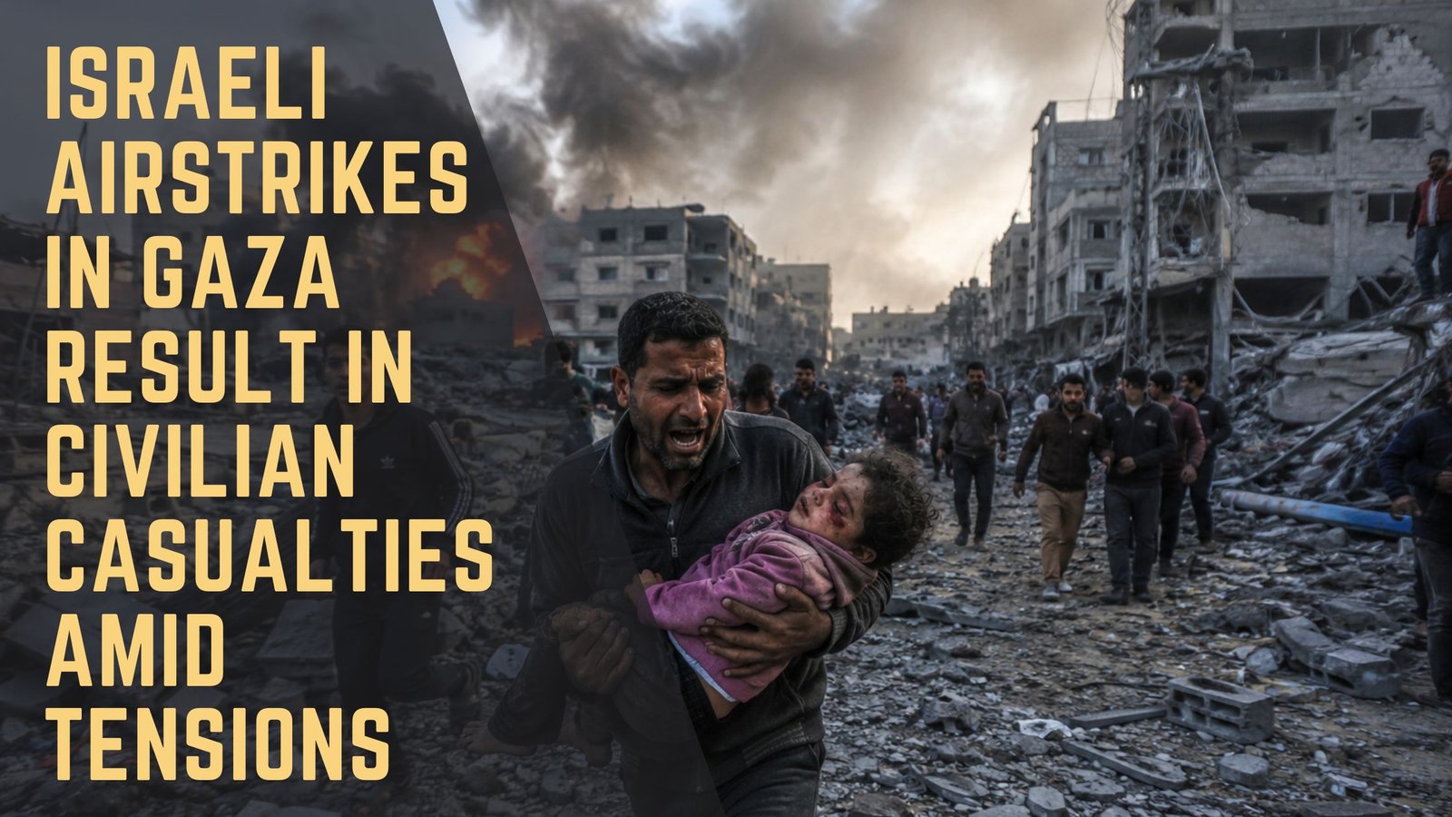Israeli Airstrikes in Gaza Civilian Casualties