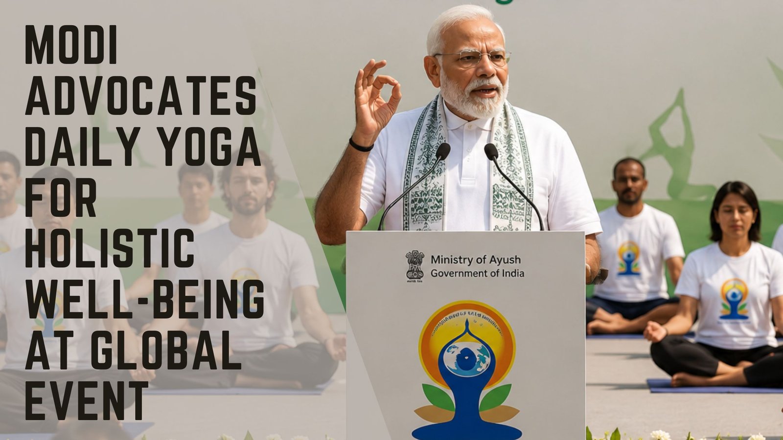 Modi Advocates Daily Yoga for Holistic Well-being