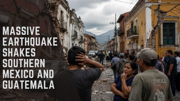 Massive Earthquake Shakes Southern Mexico and Guatemala