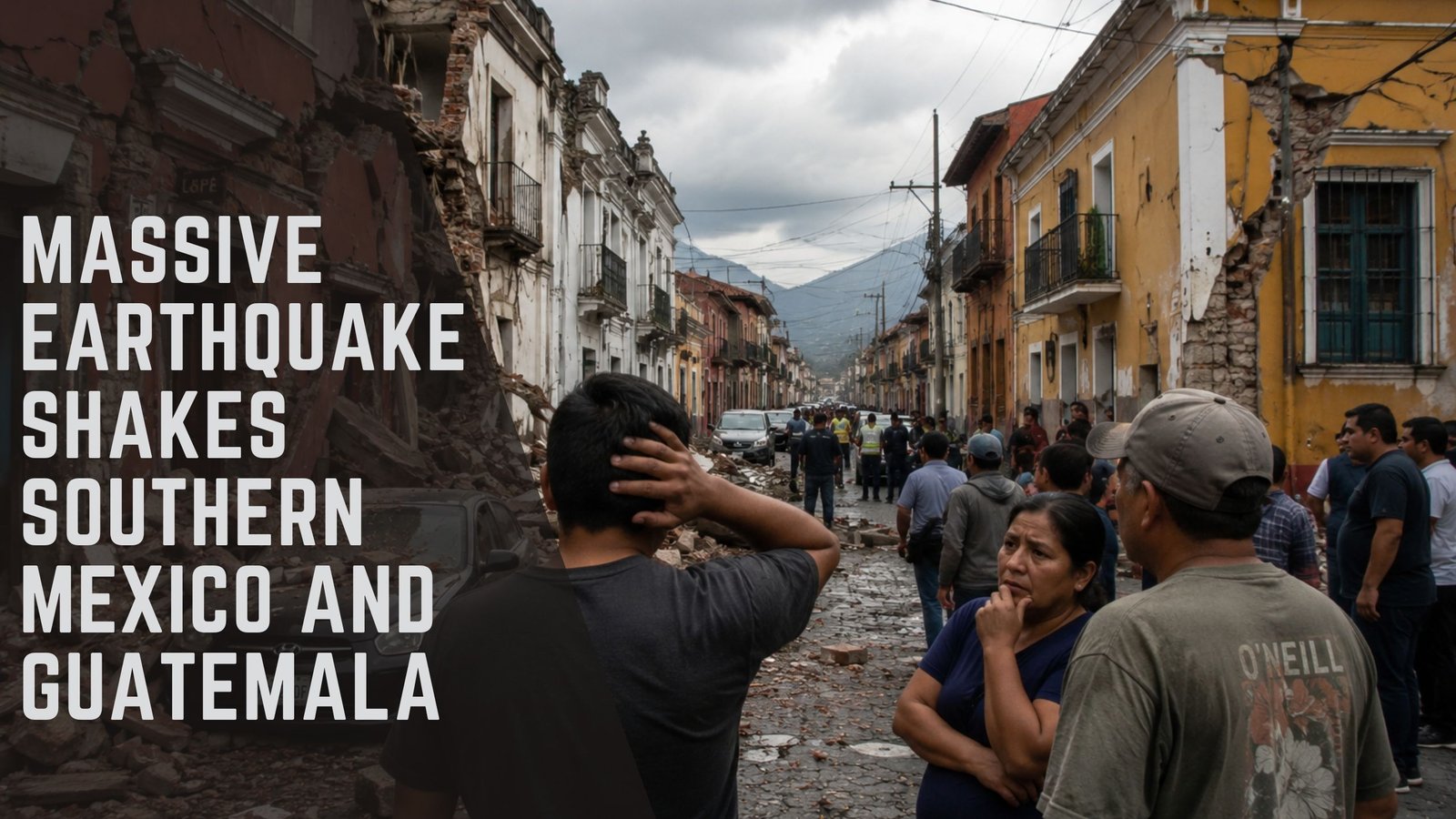 Massive Earthquake Shakes Southern Mexico and Guatemala