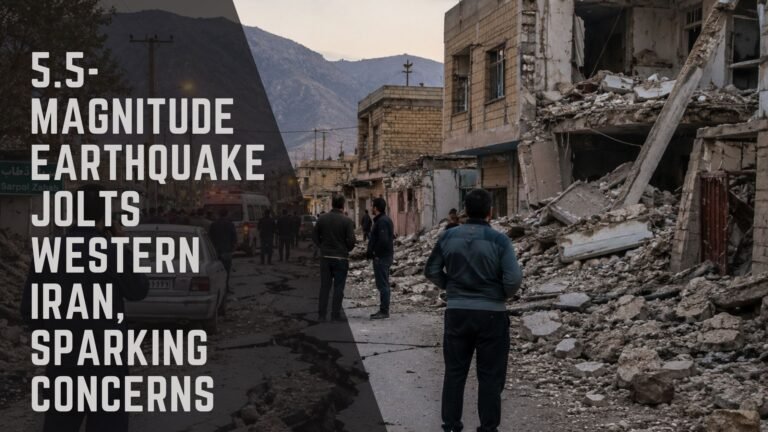 Western Iran Earthquake