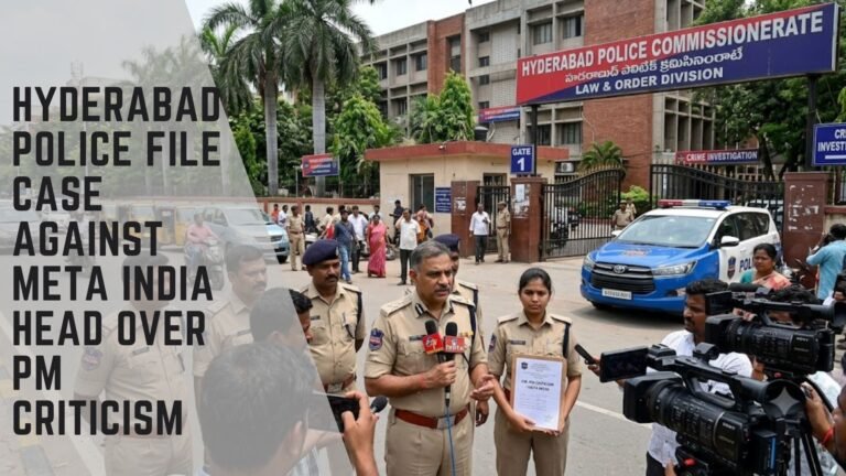 Hyderabad police FIR Meta India head