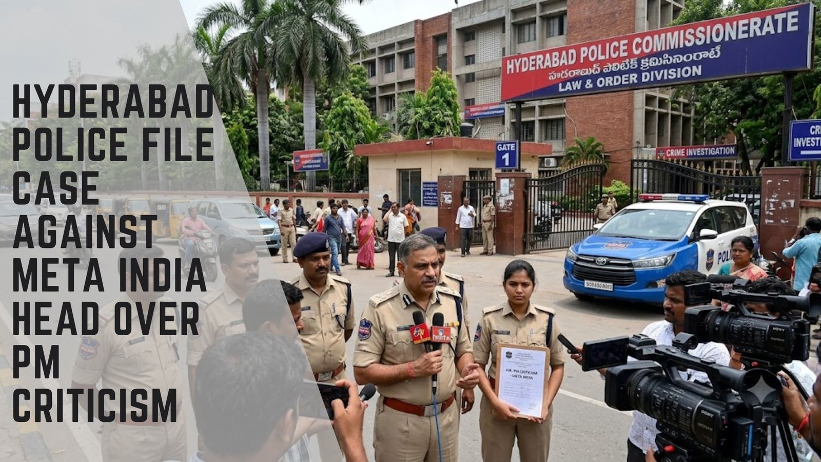 Hyderabad police FIR Meta India head