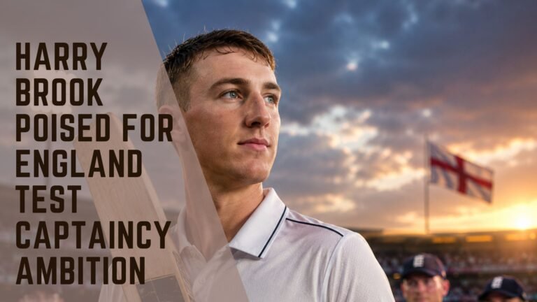 Harry Brook England Test Captaincy