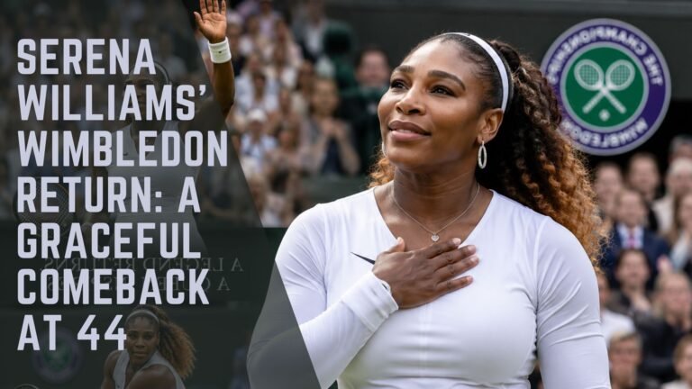 Serena Williams Wimbledon Return
