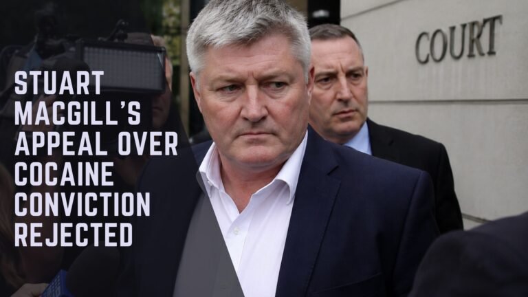 Stuart MacGill Cocaine Conviction Appeal Rejected