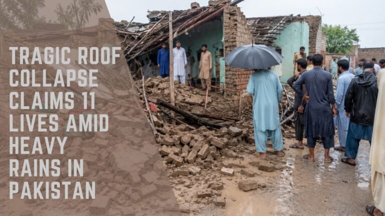 Pakistan Roof Collapse Heavy Rains