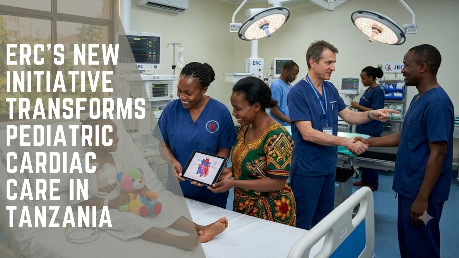 ERC pediatric cardiac care Tanzania