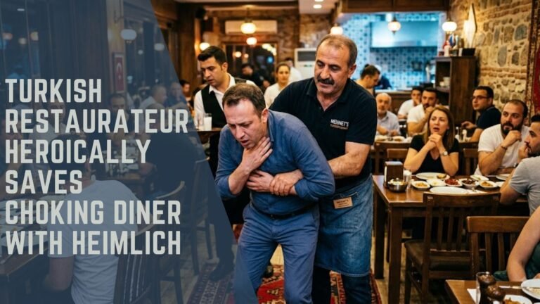 Turkish Restaurateur Heroically Saves Choking Diner with Heimlich