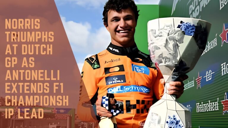 Lando Norris Dutch GP Victory