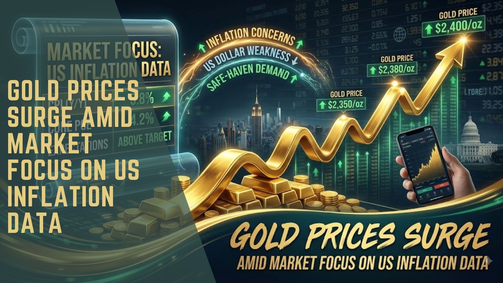 Gold prices surge