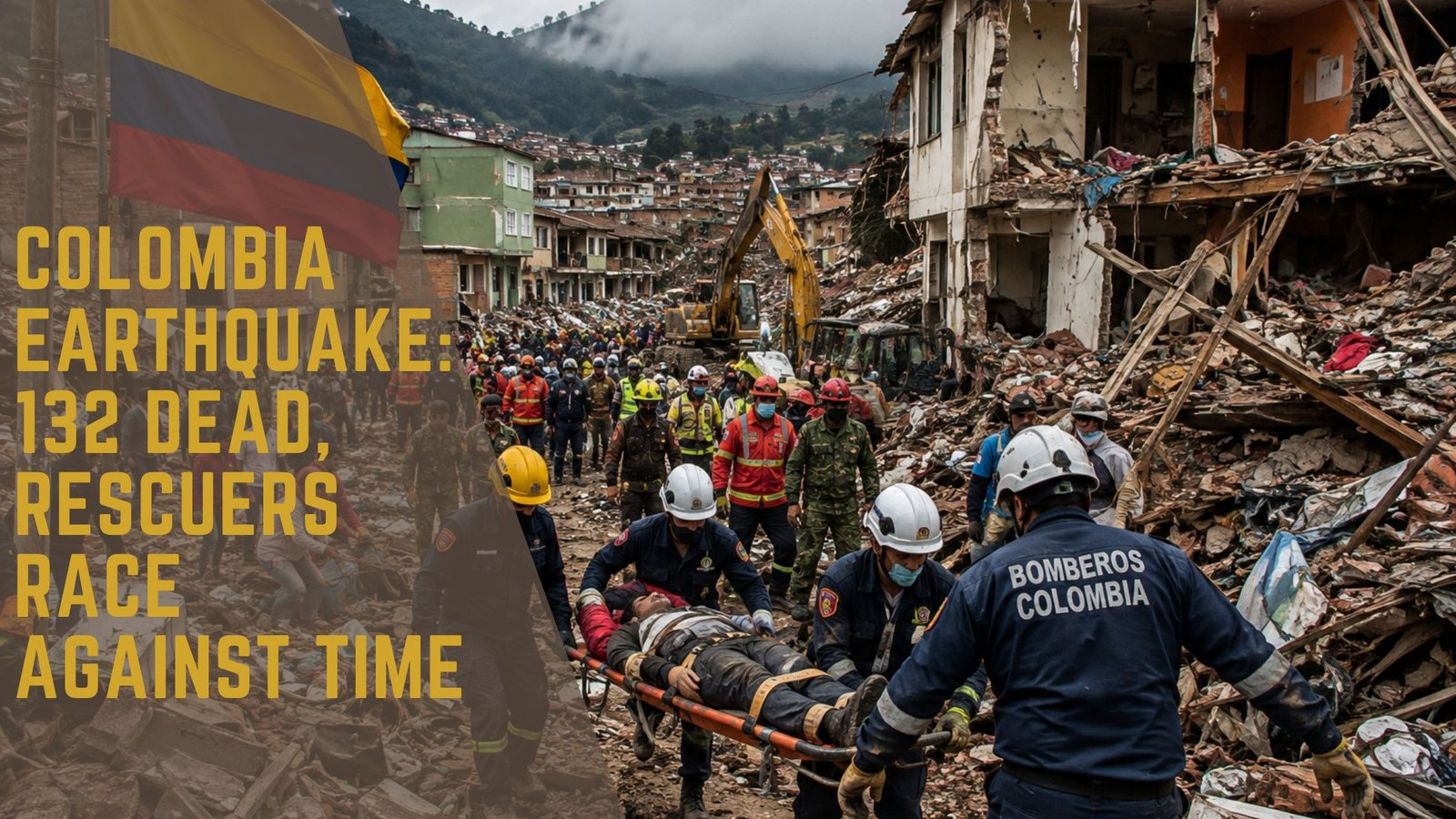 Colombia Earthquake Rescuers