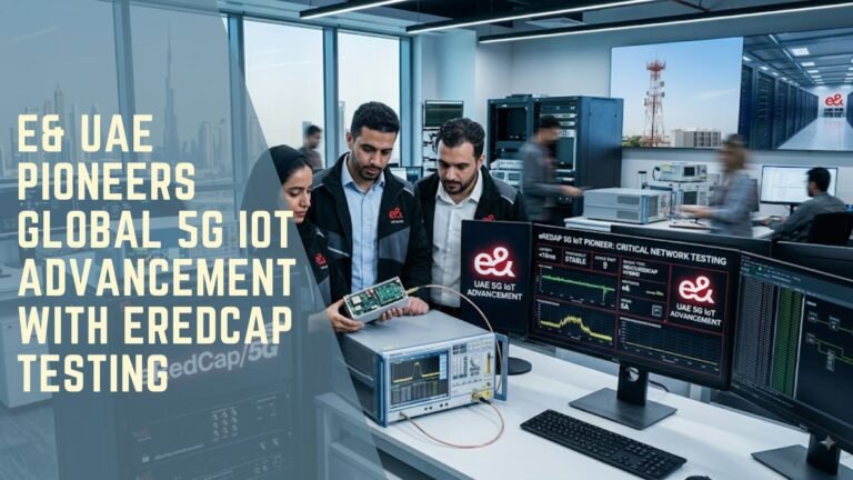 e& UAE Pioneers Global 5G IoT Advancement with eRedCap Testing