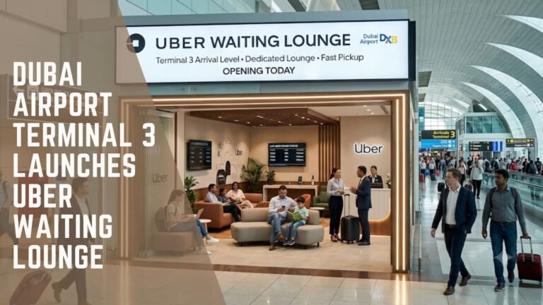 Uber waiting lounge Dubai airport