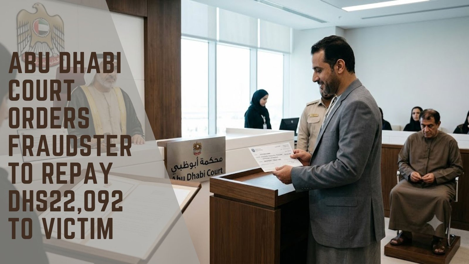 Abu Dhabi Court fraud restitution