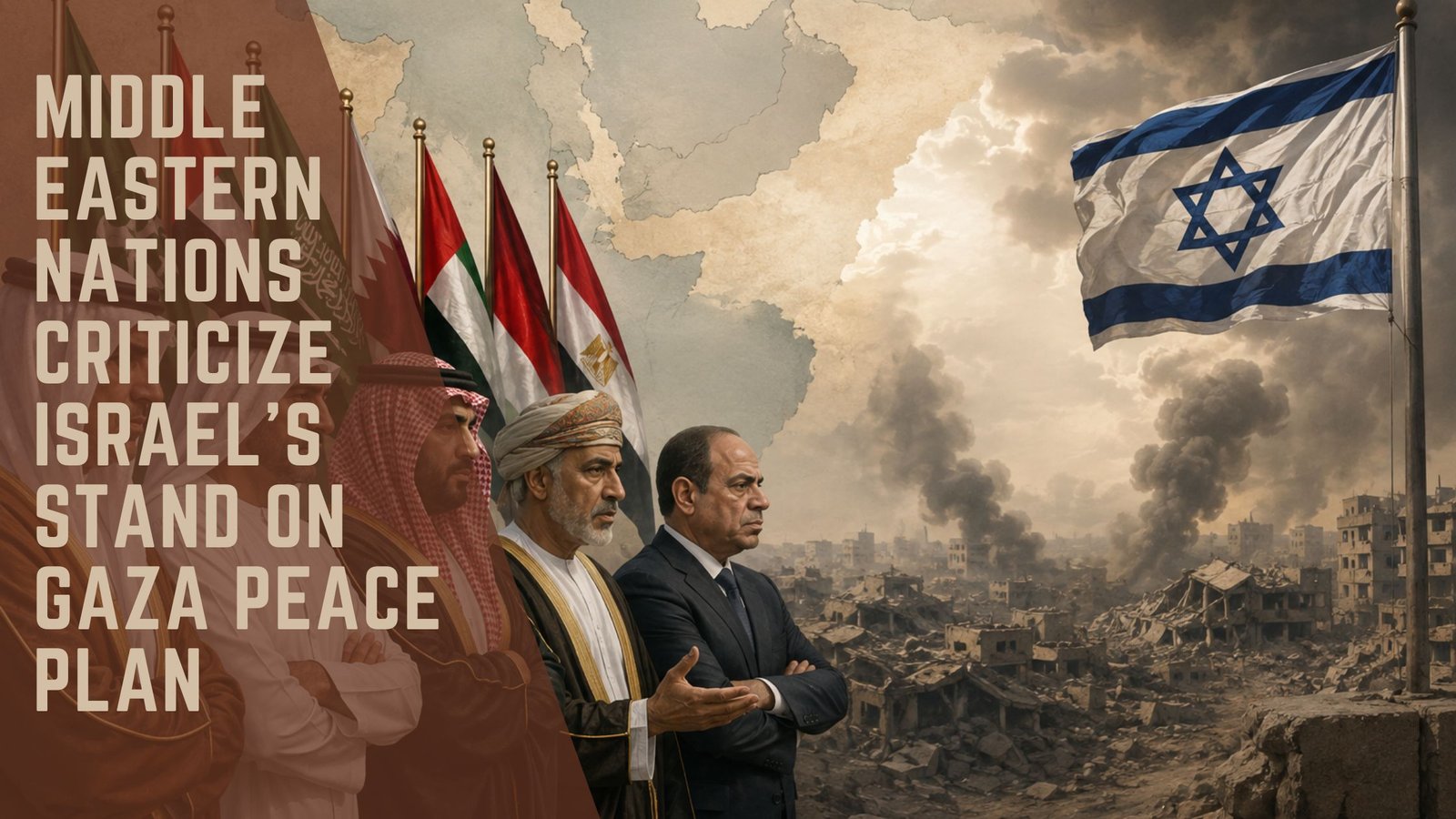 Middle Eastern nations criticize Israel Gaza peace plan