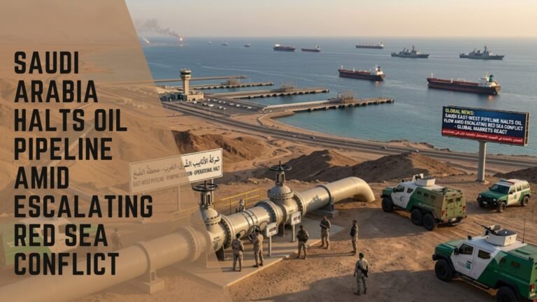 Saudi Arabia oil pipeline shutdown