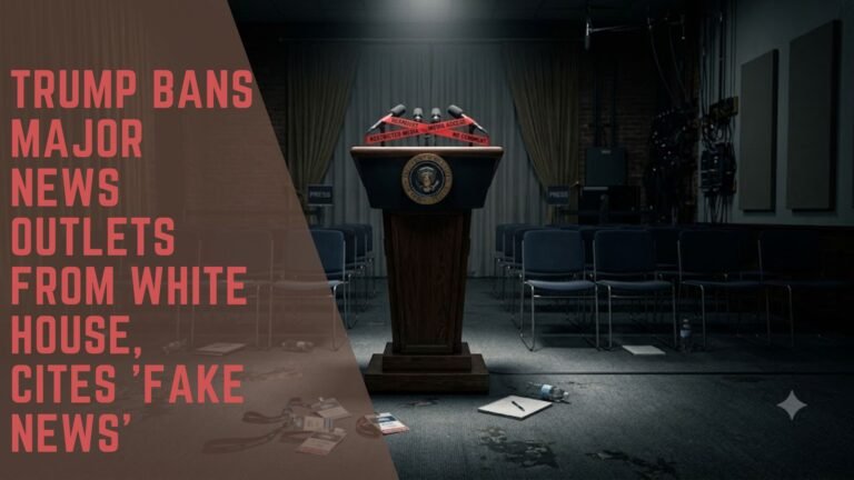 Trump White House news media ban