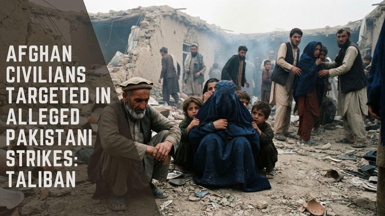Afghan civilians Pakistani strikes Taliban