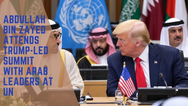 Abdullah Bin Zayed Trump Summit