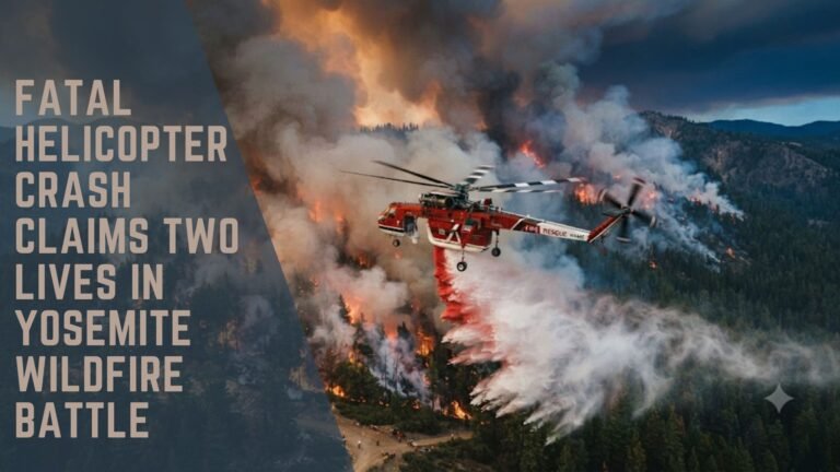 Yosemite wildfire helicopter crash