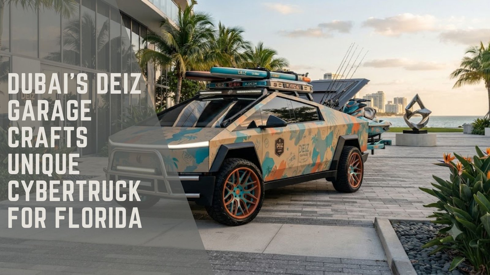 DEIZ Garage custom Tesla Cybertruck Florida
