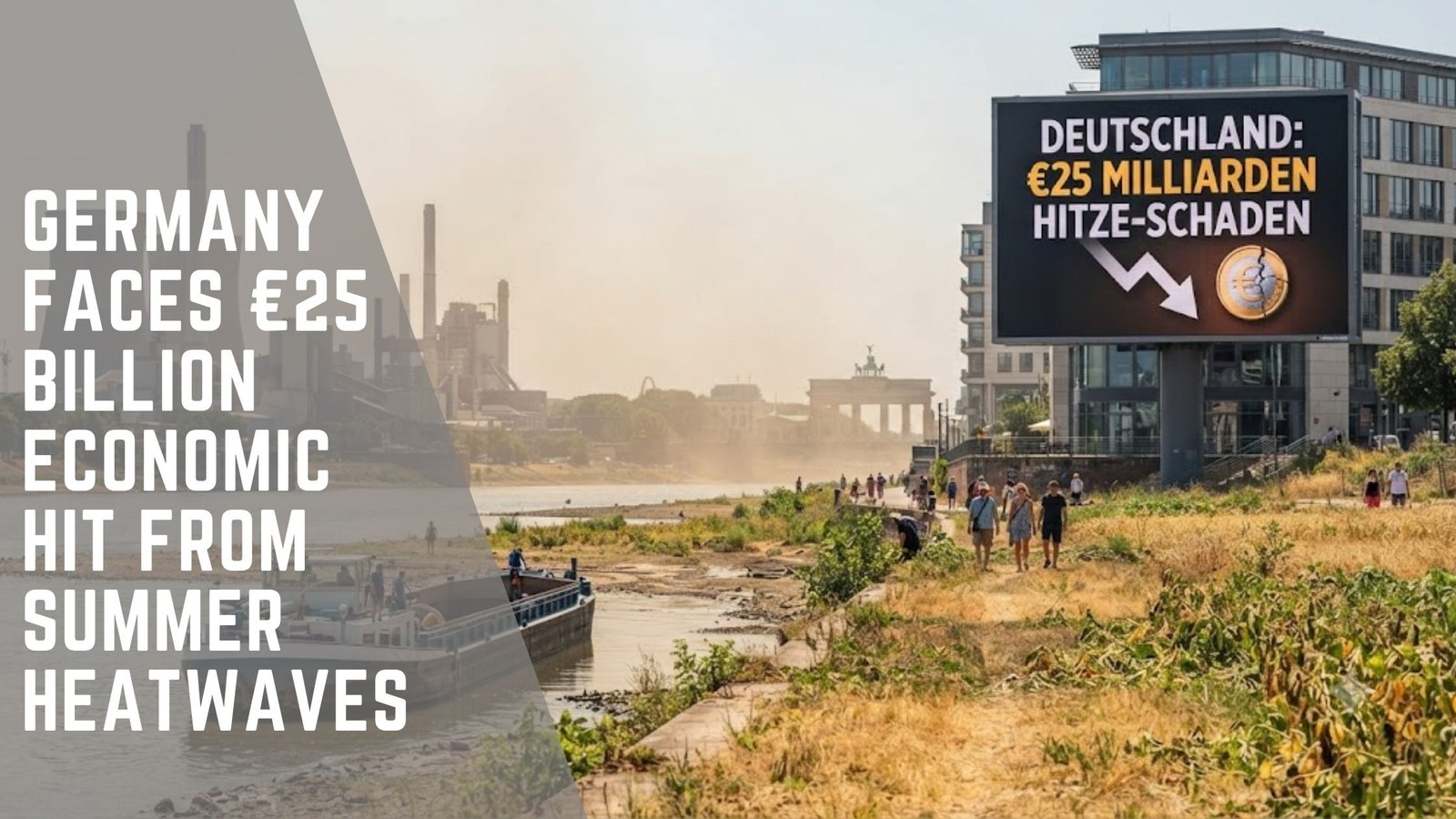 Germany heatwave economic impact 25 billion