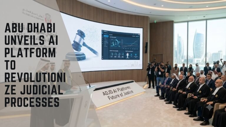 Abu Dhabi Unveils AI Platform to Revolutionize Judicial Processes