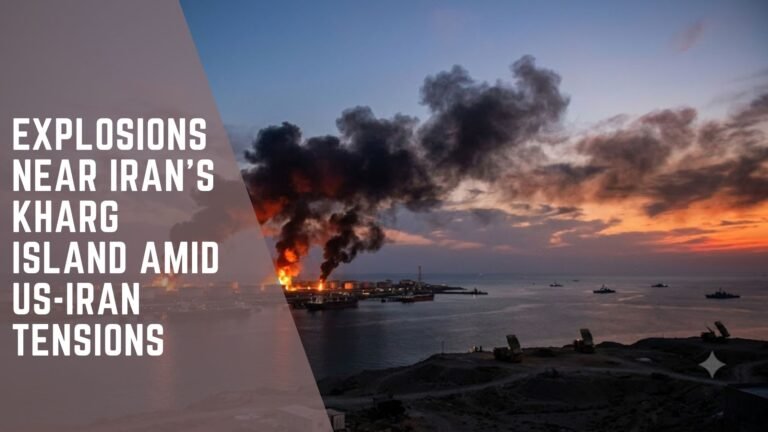 Iran Kharg Island oil terminal explosions
