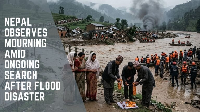 Nepal flood disaster search operations mourning