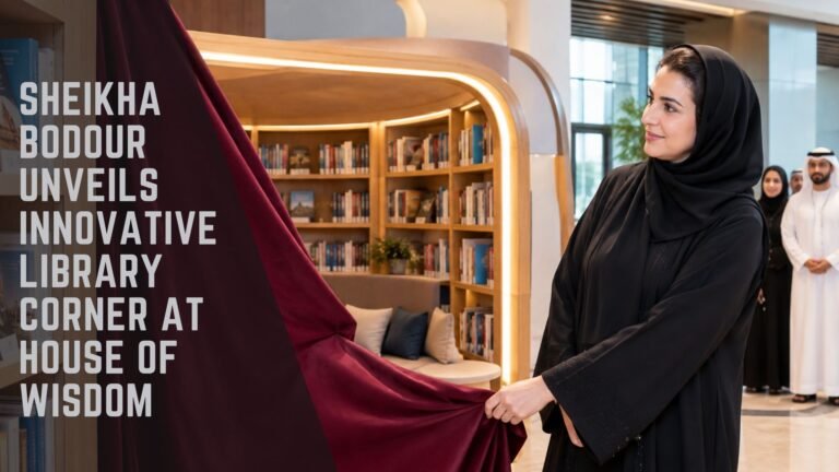 Sheikha Bodour Unveils Innovative Library Corner at House of Wisdom