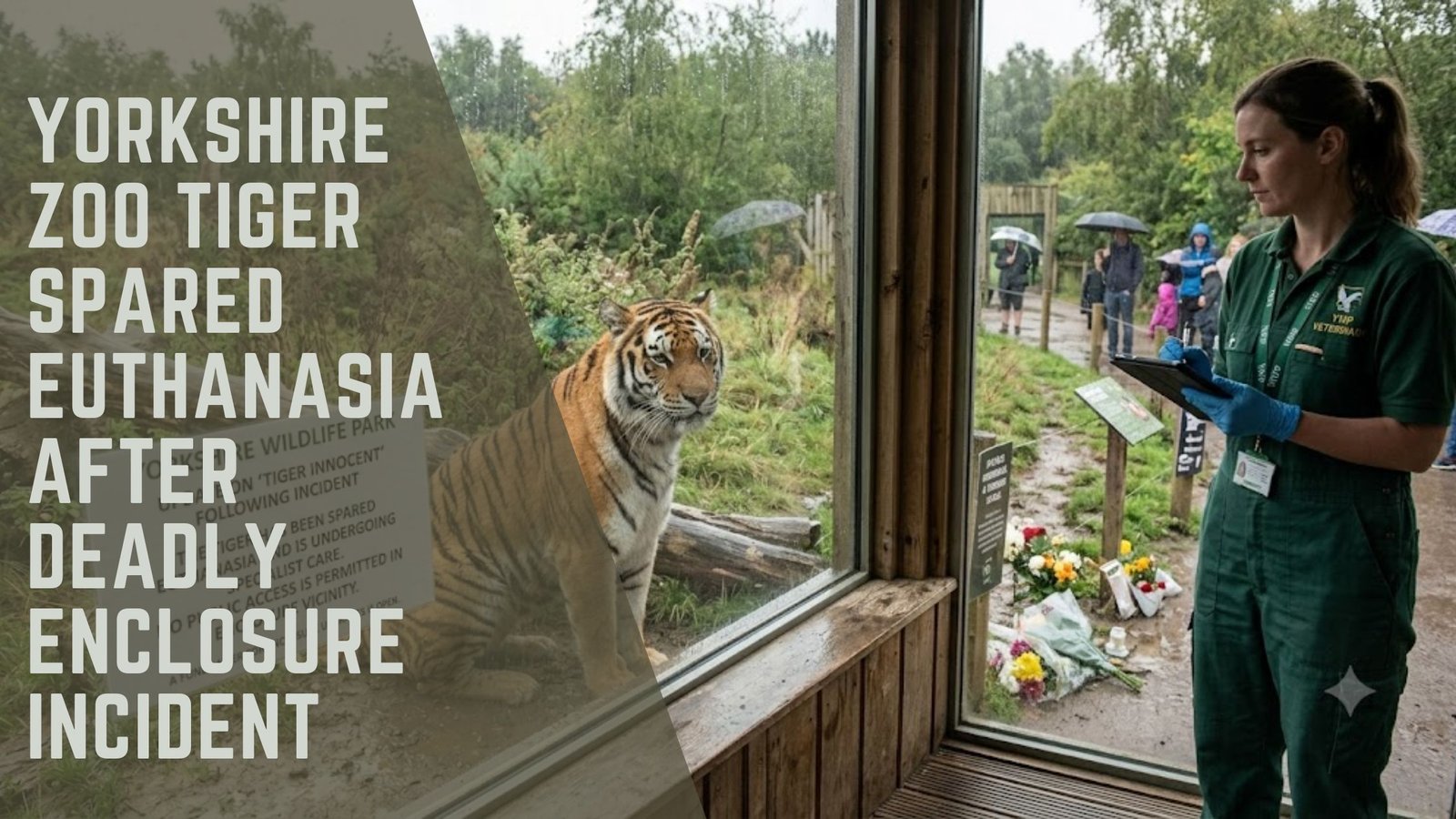 Yorkshire Wildlife Park tiger spared euthanasia