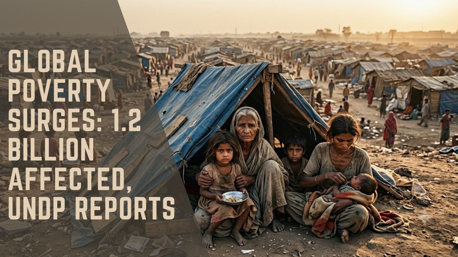 UNDP global poverty surge report 2024