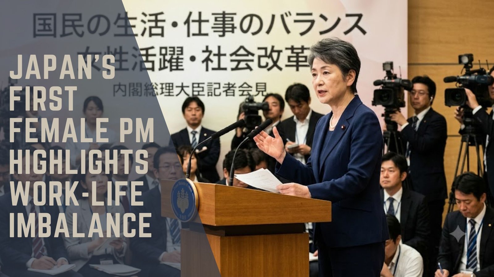 Japan female prime minister work-life balance