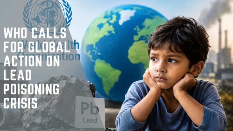 WHO Calls for Global Action on Lead Poisoning Crisis