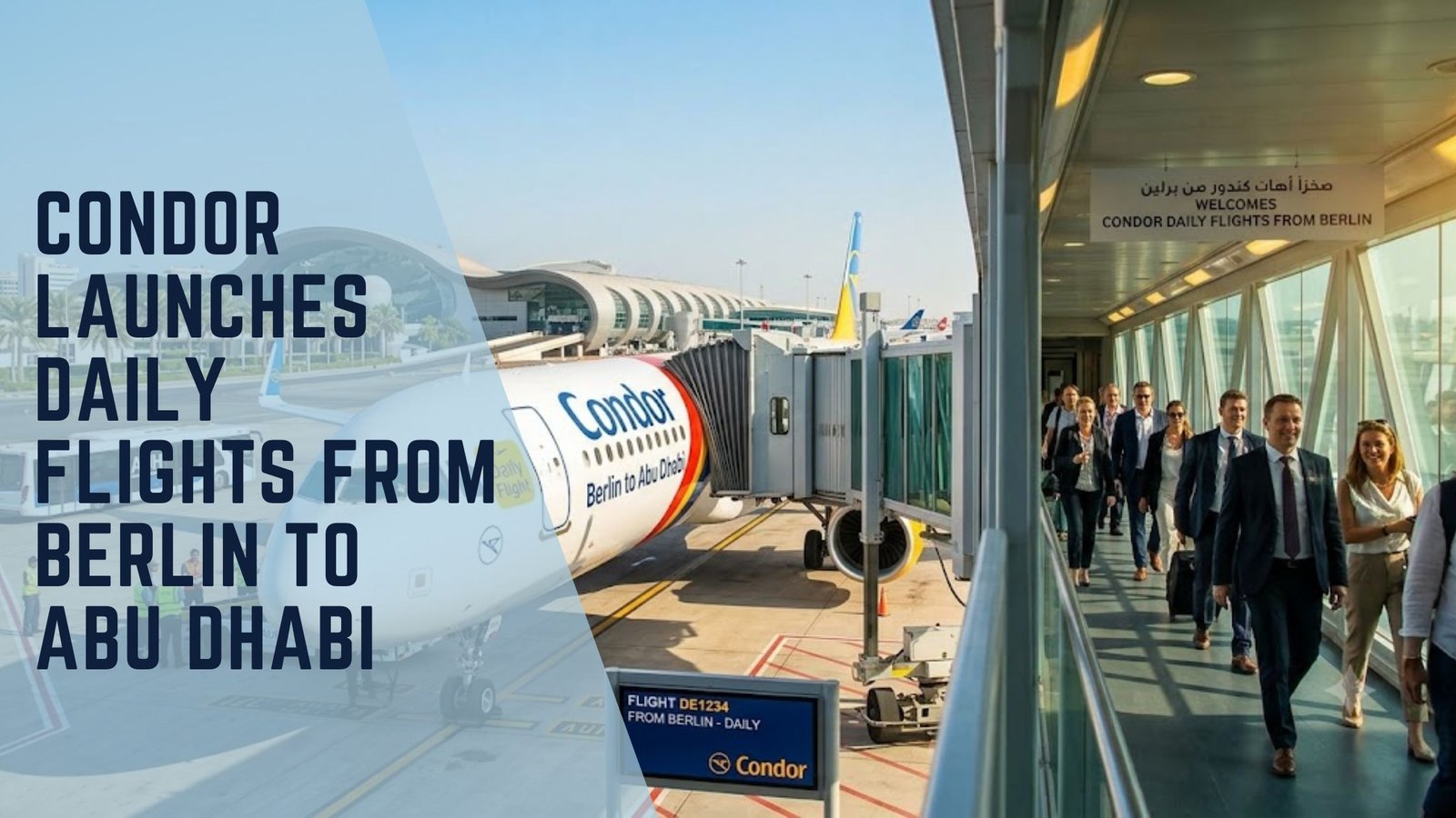 Condor Berlin to Abu Dhabi flights