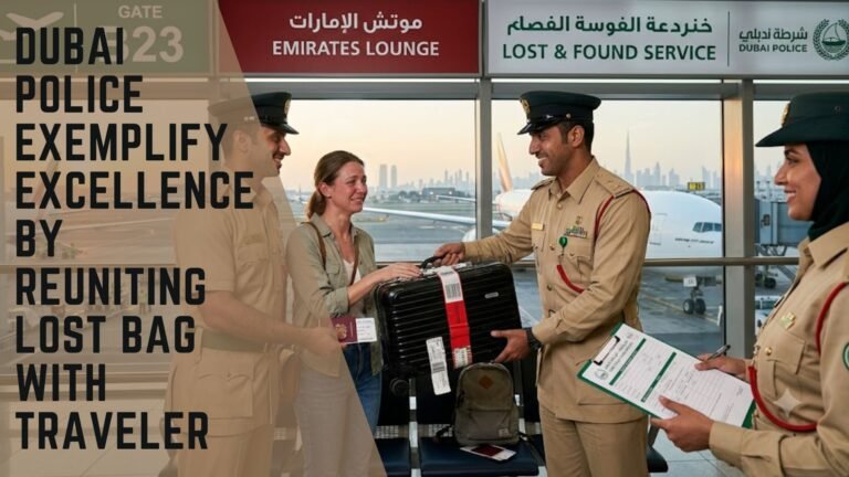 Dubai Police Exemplify Excellence by Reuniting Lost Bag with Traveler