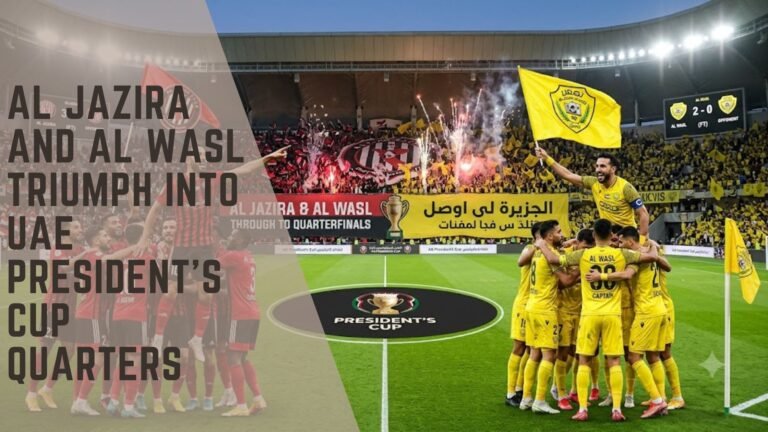 UAE President's Cup quarter finals
